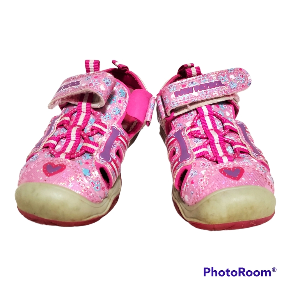 Paw Patrol Light-Up Sandals Sky & Everest Soild Toe Used Sandals